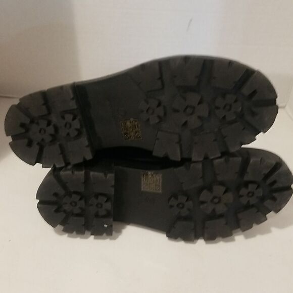 RAID Chunky Heel Goth Platform Biker Boots Size 6/39 GC - Picture 5 of 14